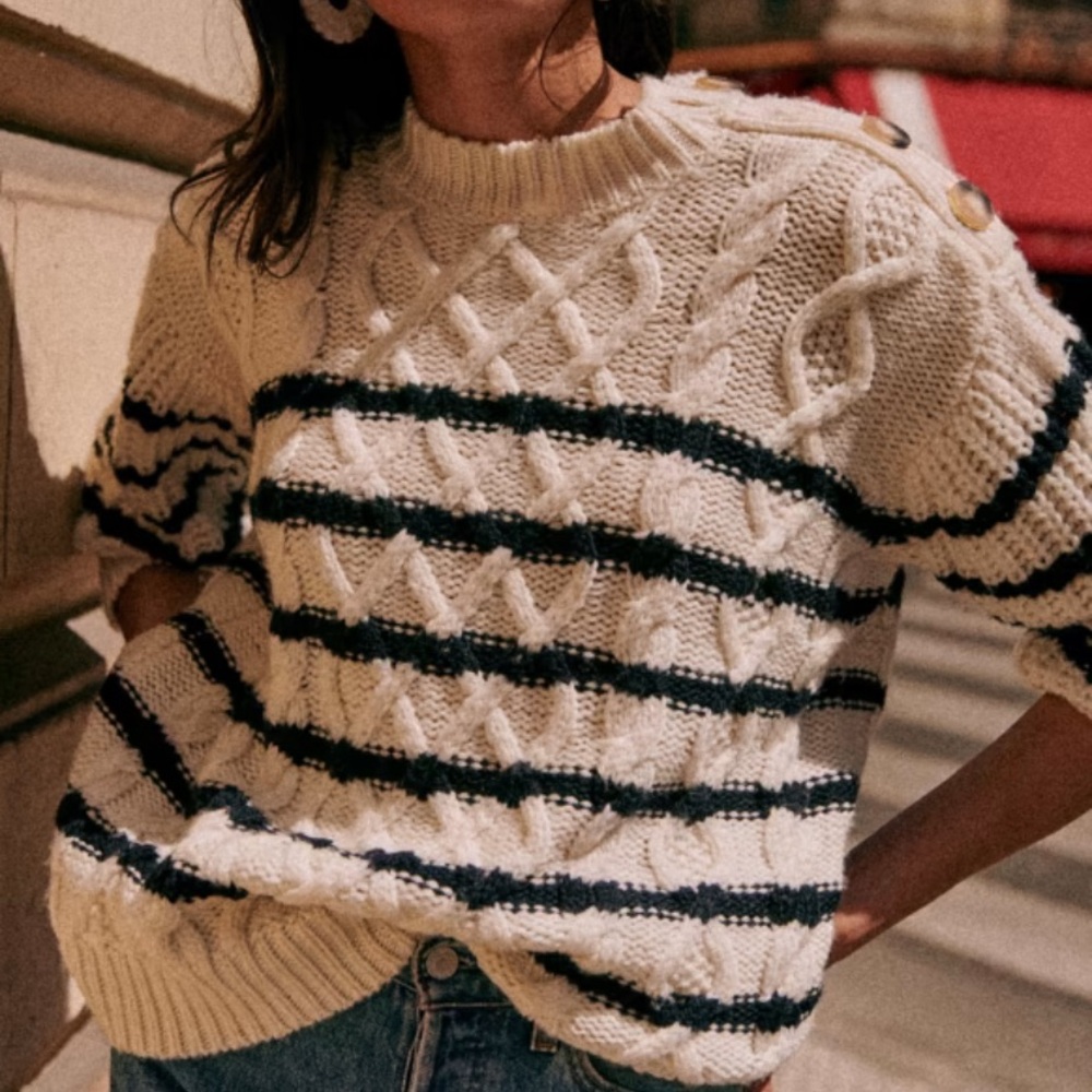 Sezane James Jumper 100% merino wool